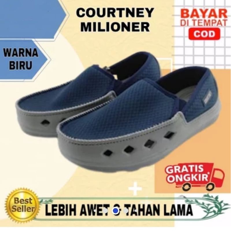 sepatu pria Ardiles Courtney orginal 100% slip on kekinian Trendy keren elegant