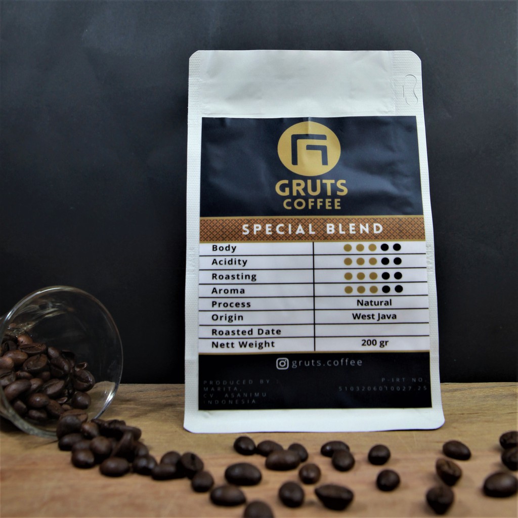 

GRUTS COFFEE SPECIAL BLEND PRIANGAN 200 gram