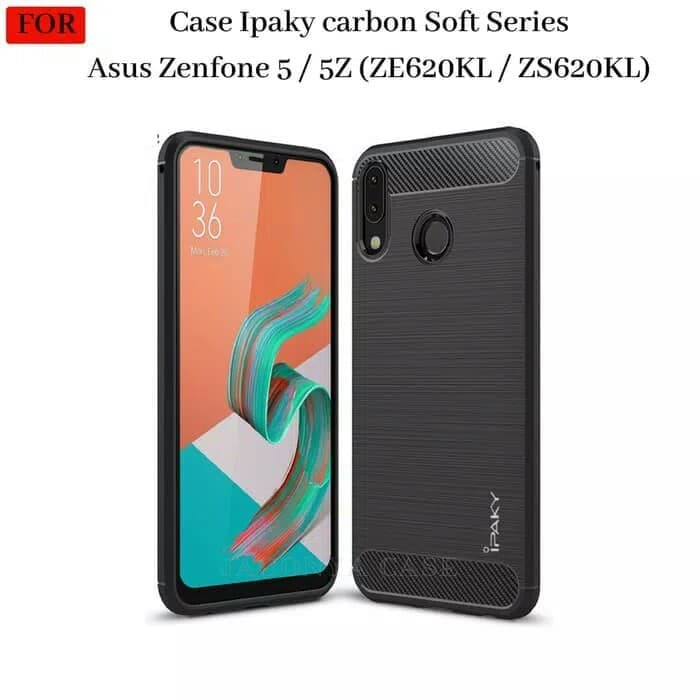 ZENFONE 5Z IPAKY CARBON CASE SLIM MATTE ASUS ZENFONE 5Z 2018 ZE620KL