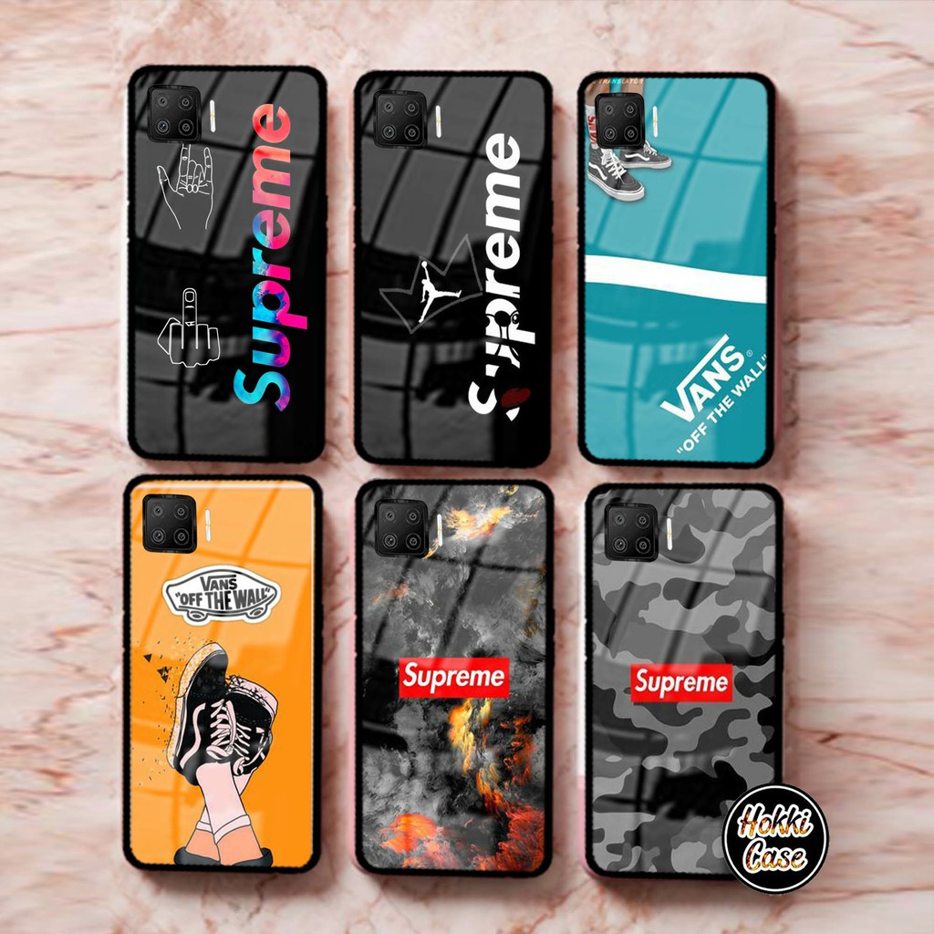 Softcase Glass Kaca  RENO 4F - [H236] - Softcase kaca RENO 4F - Casing Kaca  RENO 4F