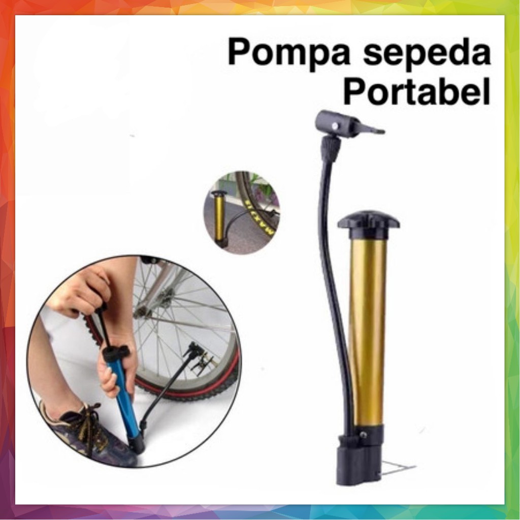 Pompa Ban Mini Portable Hidrolis / Pompa Angin Mini / Pompa Sepeda / Pompa Motor