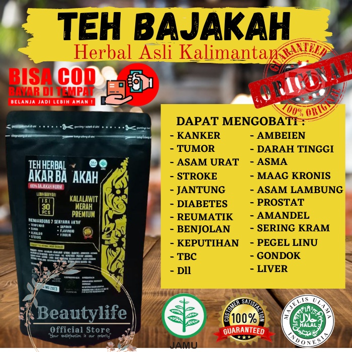 

[BL] - ISI 30pcs Teh Akar Bajakah Asli Kalimantan Obat Herbal Bajakah Penguat Imun Tubuh