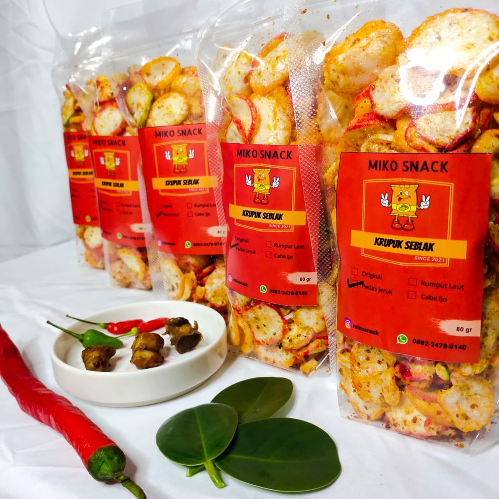 

Kerupuk Seblak 80gram