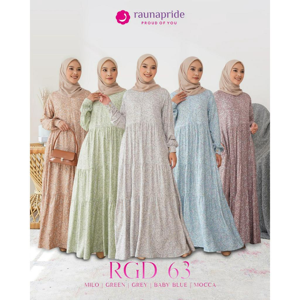 Baju  Gamis Wanita Katun Rayon / GD-63 / Fashion Muslim