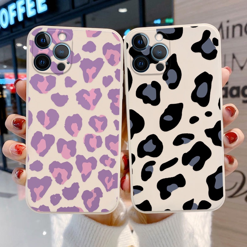 Soft Case Silikon Motif Lukisan Cair Cover Iphone 6S 7 8 Plus SE 2020 XR X XS 11 12 13 Pro MAX