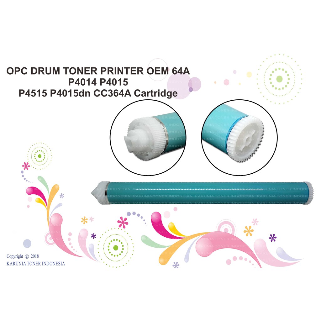 OPC DRUM TONER PRINTER 64A P4014 P4015 P4515 P4015DN CC364A 90A CE390A M4555 CARTRIDGE