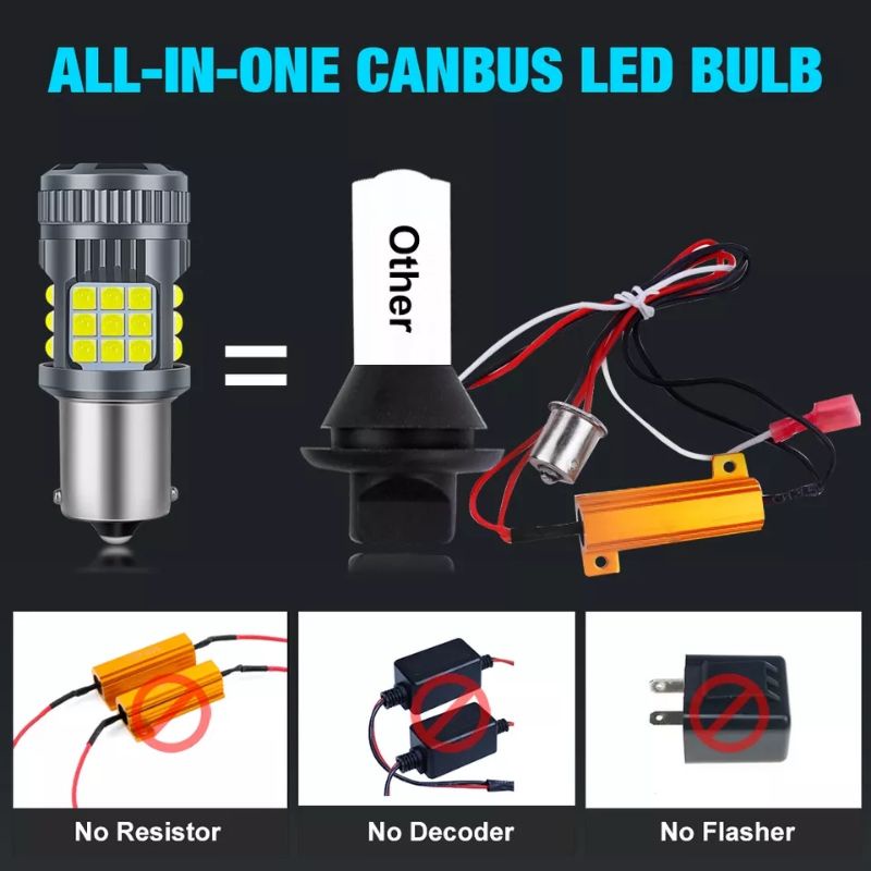 Lampu LED Canbus 1156 bayonet free error sen mobil kedip sein