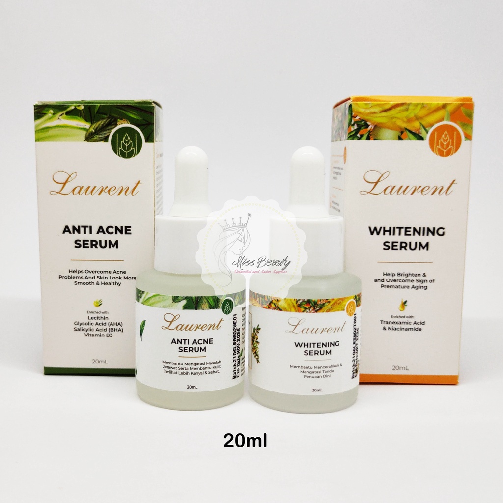 Laurent Serum Wajah (ANTI ACNE & WHITENING) - 20ml