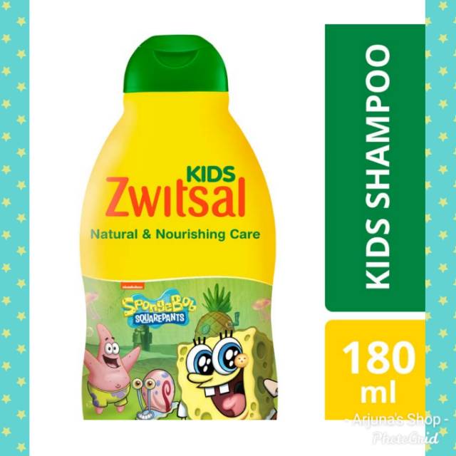 ZWITSAL Kids Shampoo Edisi Spongebob 180ml