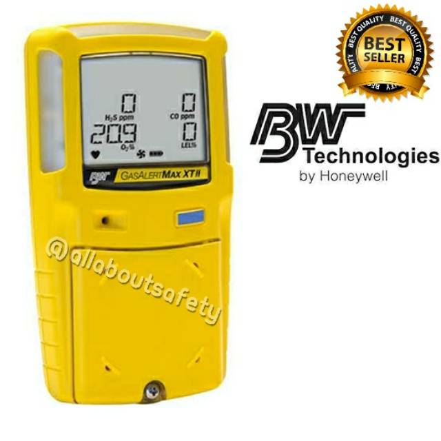 Jual Gas detector honeywell BW gas alert Max XT II 4 gas multigas