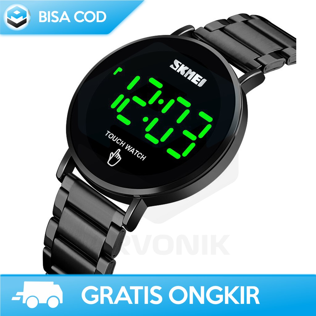 JAM TANGAN PRIA LAYAR SENTUH ANTI AIR SKMEI 1550 ORIGINAL - JAM TANGAN DIGITAL LAYAR SENTUH MURAH