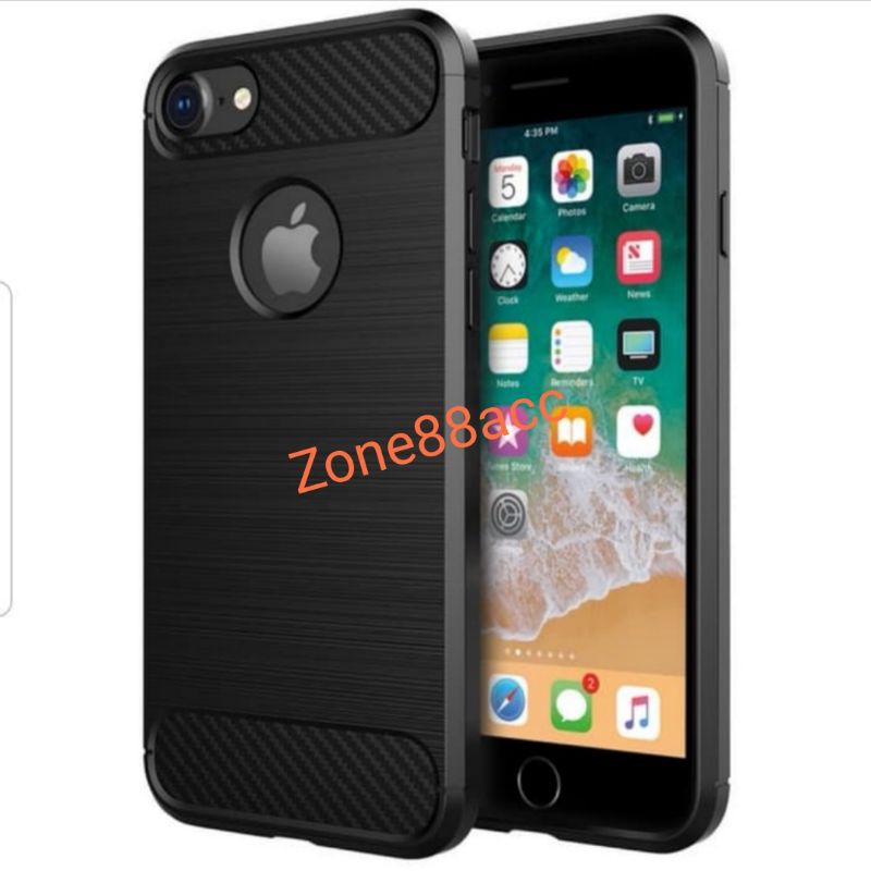 Silicon Case Iphone 6 6S 6G S G 6Plus Plus Softcase Carbon Casing Cover TPU Silikon Soft Elegan Jelly Pelindung belakang handphone ipaky