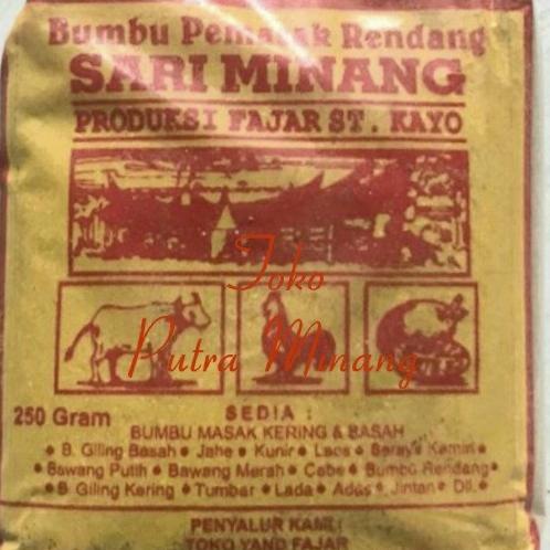 

Bumbu Pemasak Rendang SARI MINANG 250 Gram