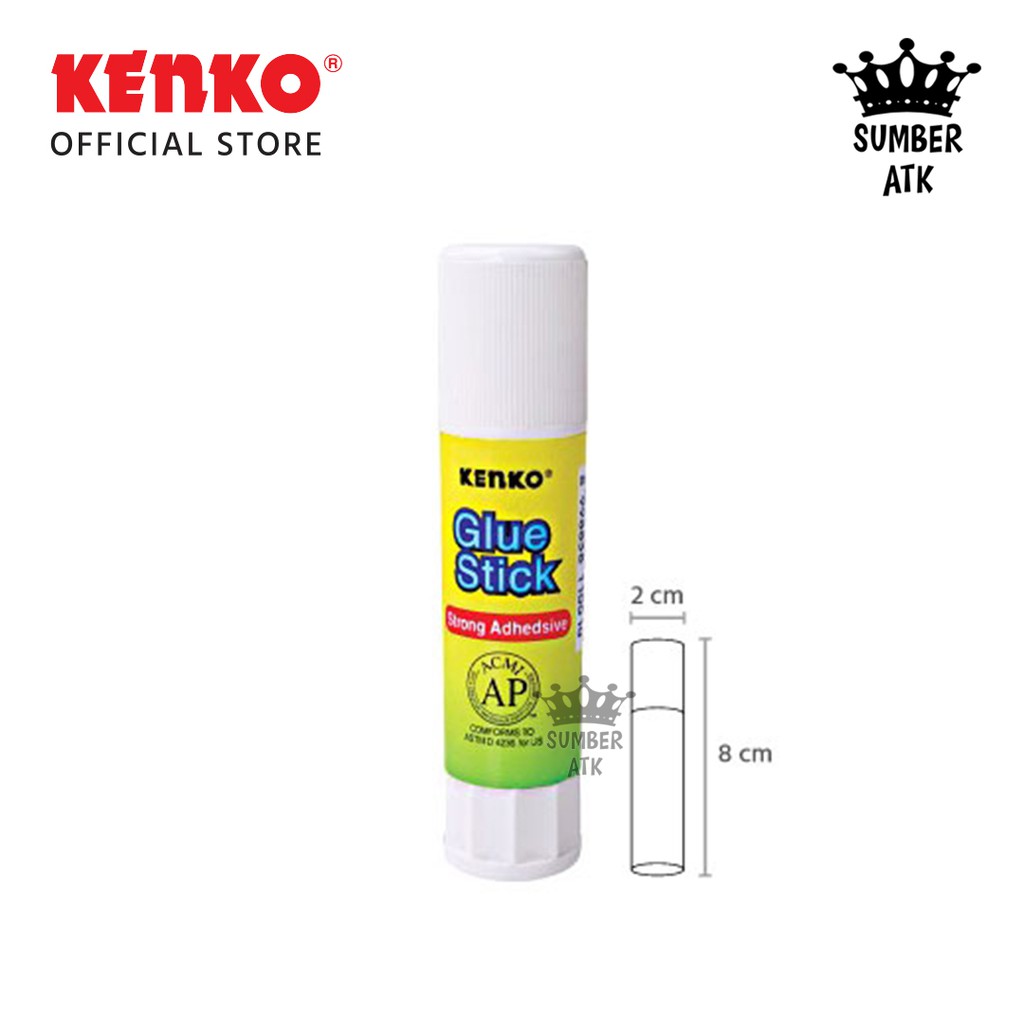 

LEM Kertas GLUE STICK KENKO 8 Gram ( Kecil ) GLUE STICK/LEM BATANG - 1 PCS