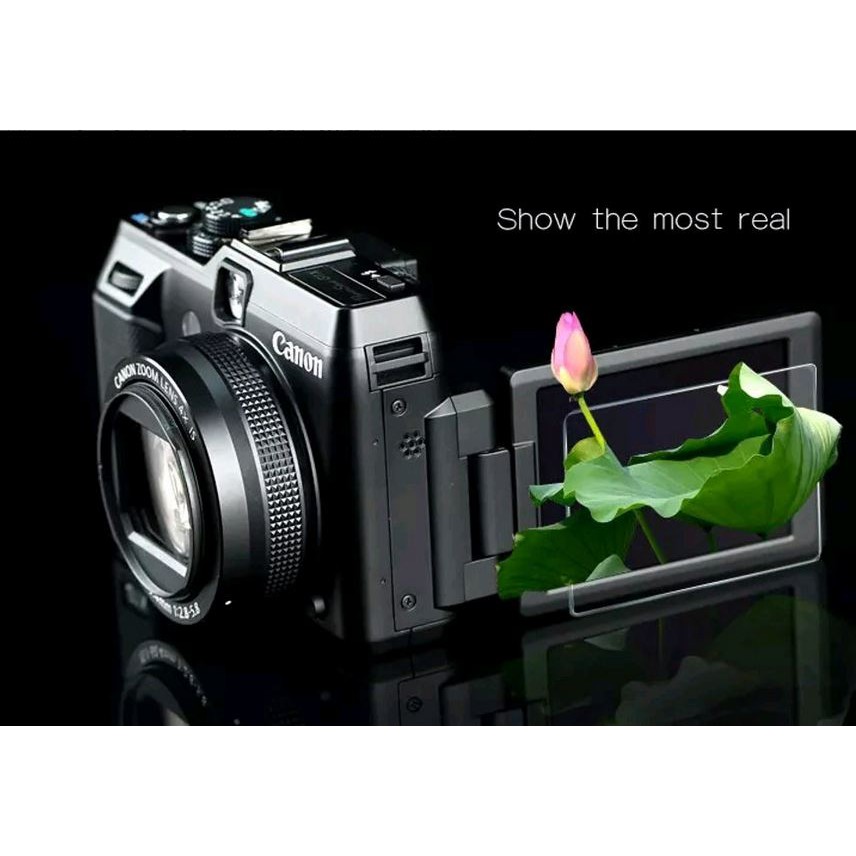 Canon Kamera DSLR dan POCKET anti gores LCD 9H harness nano glass