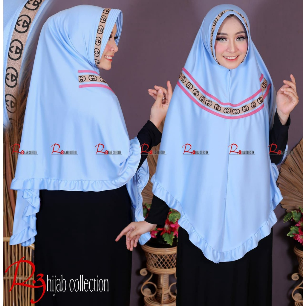 HIJAB INSTANT JUMBO PAD LIST CHANEL ORI R3 COLLECTION