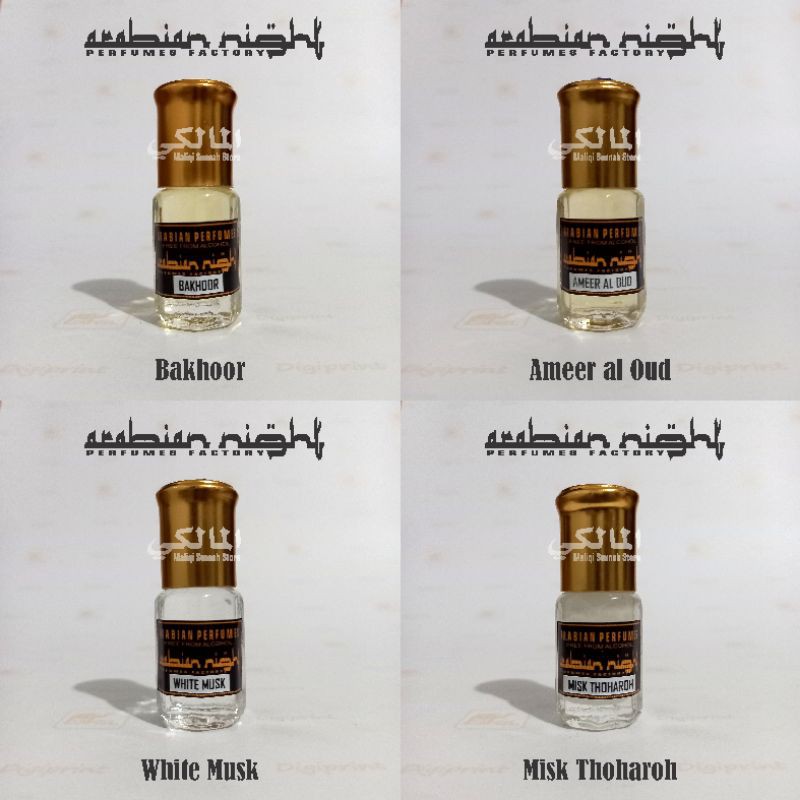 Parfum Arab Arabian Night 3ml 100% Original