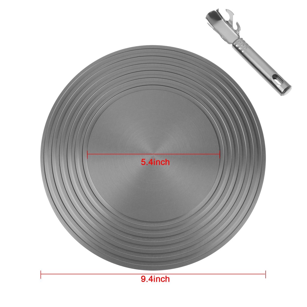 Solighter Heat Diffuser Rumah Dapur Cepat Defrosting Tray Perlindungan Panci Kompor Gas