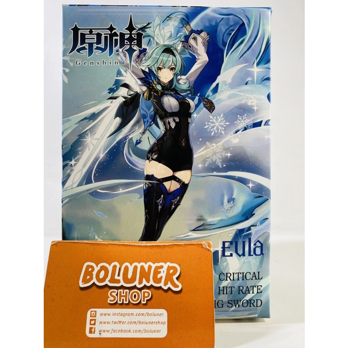 Figure Eula Genshin Impact Pajangan Anime Hiasan