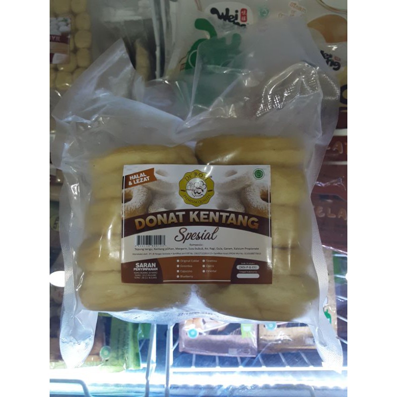 

GR De'Roti Donut Eco Kentang Spesial Isi 10