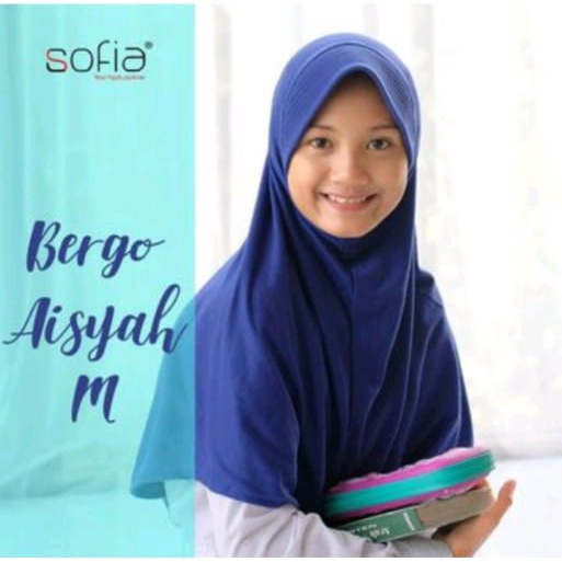 HIJAB ANAK / BERGO ANAK SD-SMP / HIJAB BERGO INSTAN AISYAH- ASRA HIJAB