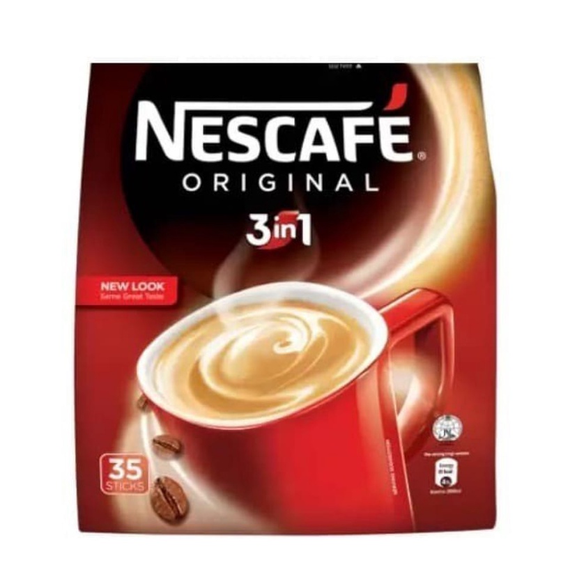 Nescafe Singapore 3 In 1 Coffee Original 35sticks x 19gr / Kopi o