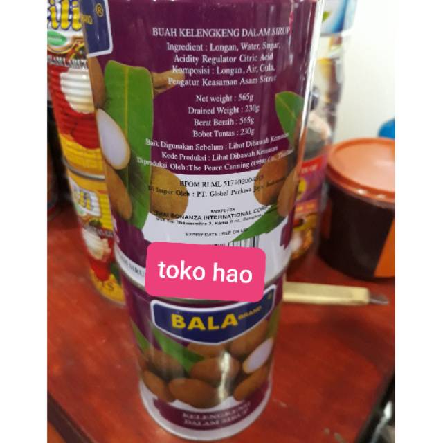 

Bala Lengkeng kaleng thai