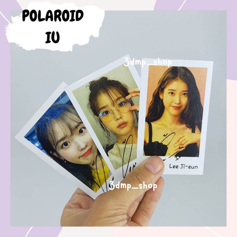 [10 lembar] polaroid IU Celebrity