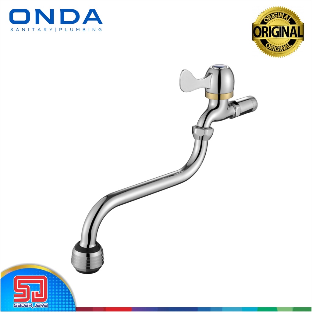 ONDA A 801 TLG Kran Tembok Dapur Keran Wastafel Cuci Piring Panjang Kitchen Sink 1/2&quot;