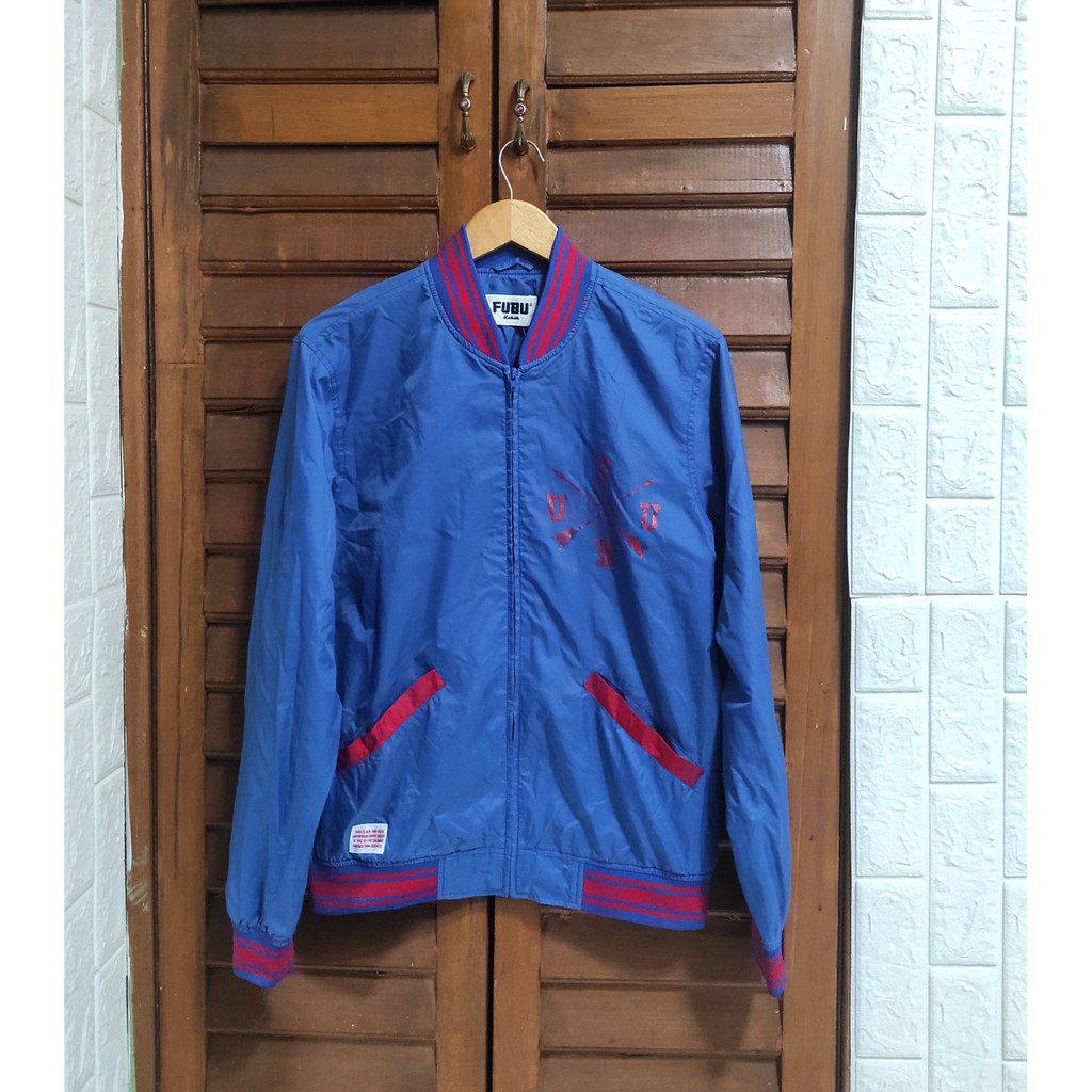 jaket cowo bekas Berkualitas Fubu Throwback