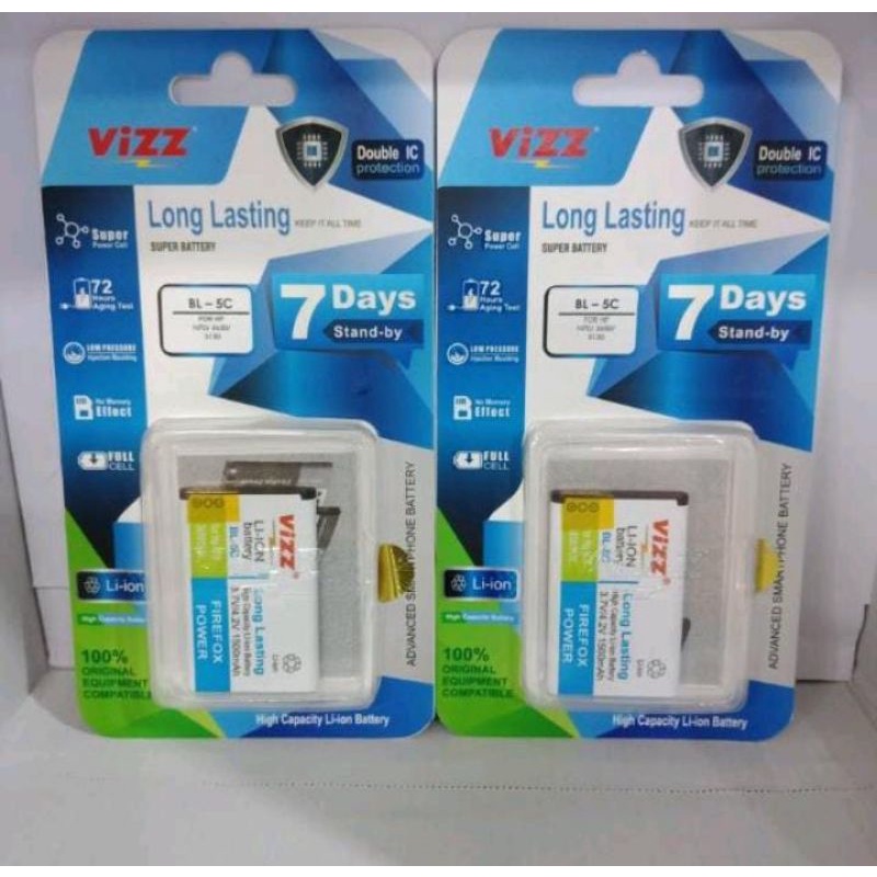 Baterai Vizz Double Power BL - 5C