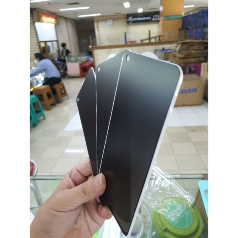 Tempred Glass Kaca SPY Black Matte Doff Oppo A54/A74 Gelap Super tebal Premium quality