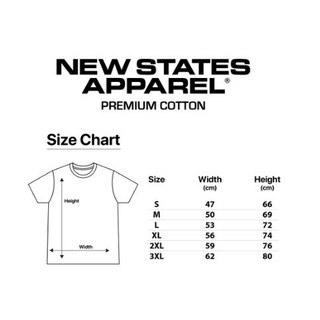  Part 1 Kaos  Polos  New  States  Apparel  Premium 7200 Cotton 