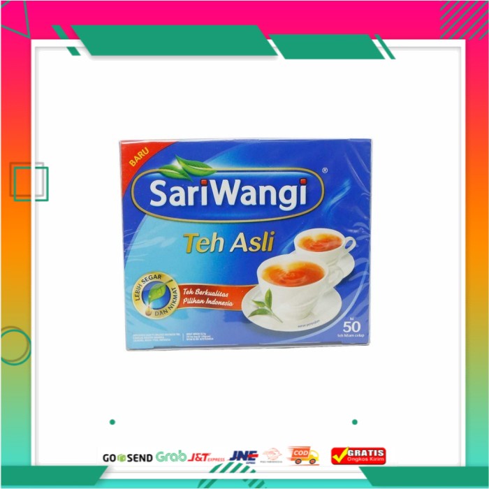 

Sariwangi Tea Bag Asli Rock 50 x 1.85g