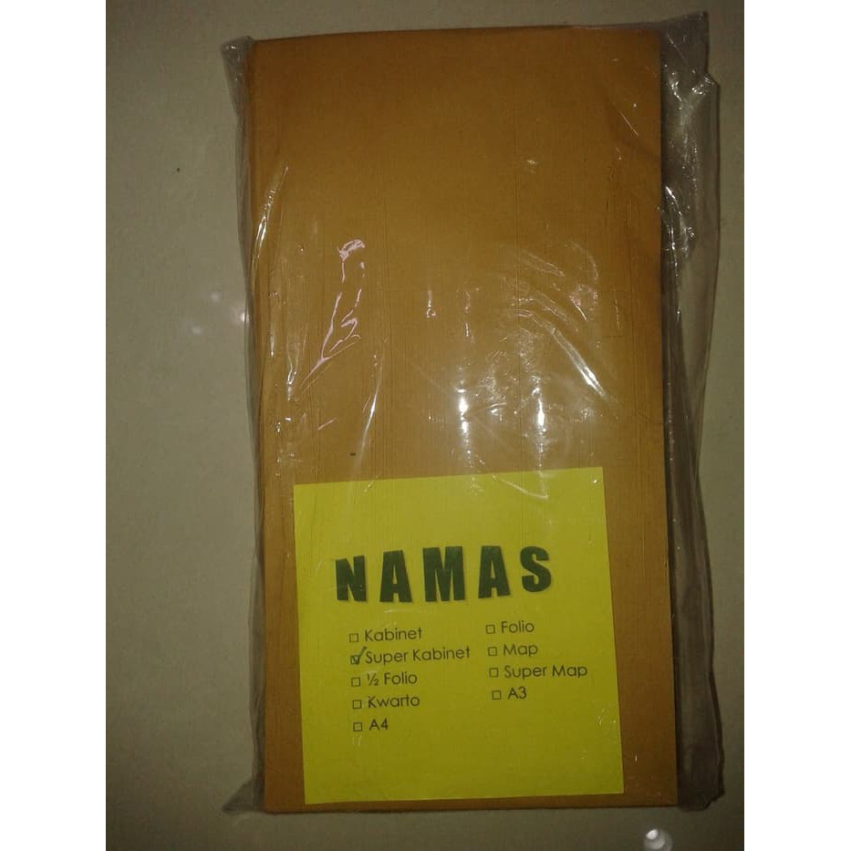 

Amplop Coklat Super Kabinet NAMAS