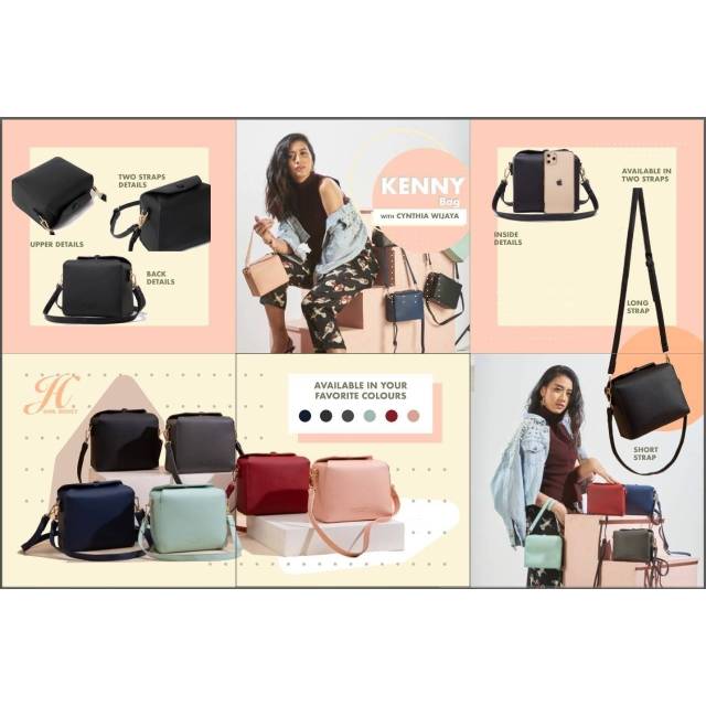 KENNY BAG JIMS HONEY Tas Wanita Tas Selempang Ori