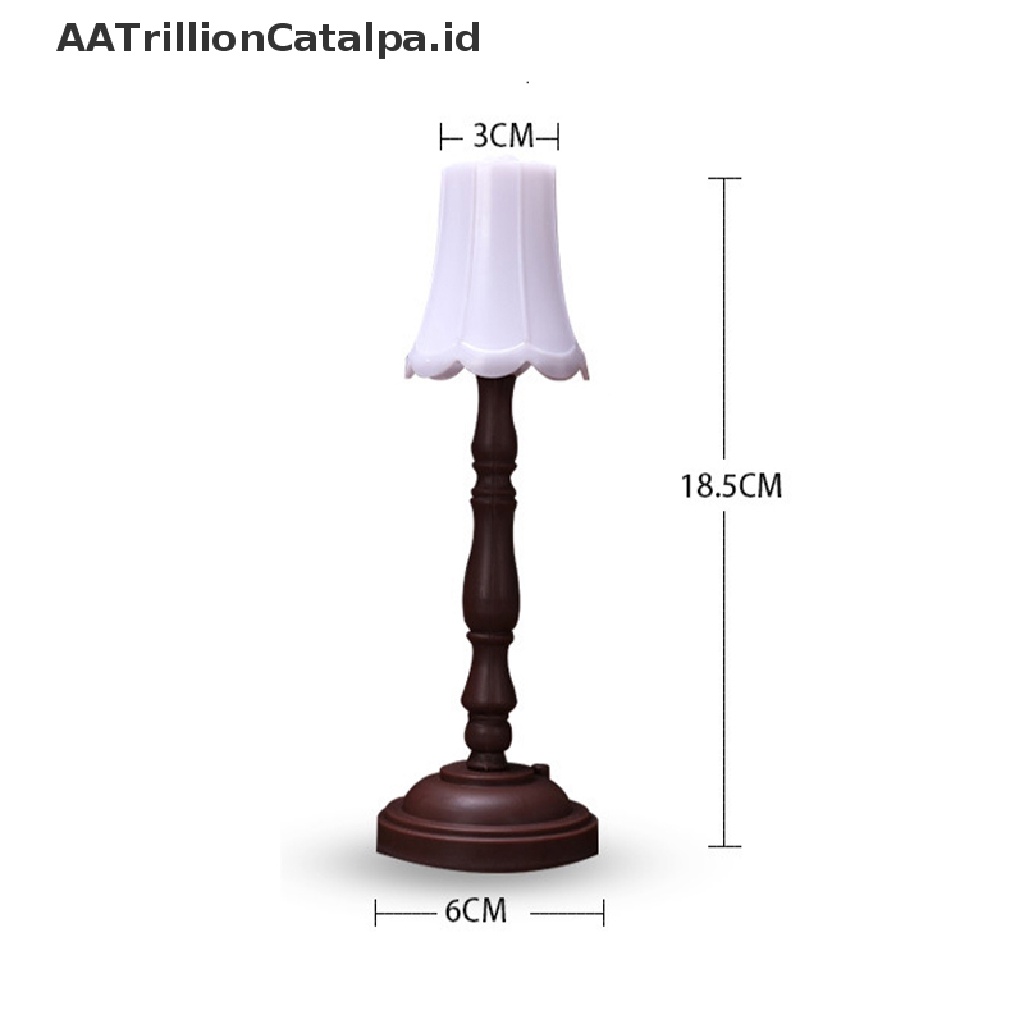 Aa Lampu Meja LED Bentuk Katalis Trillionpa Retro Untuk Dekorasi Kamar Tidur