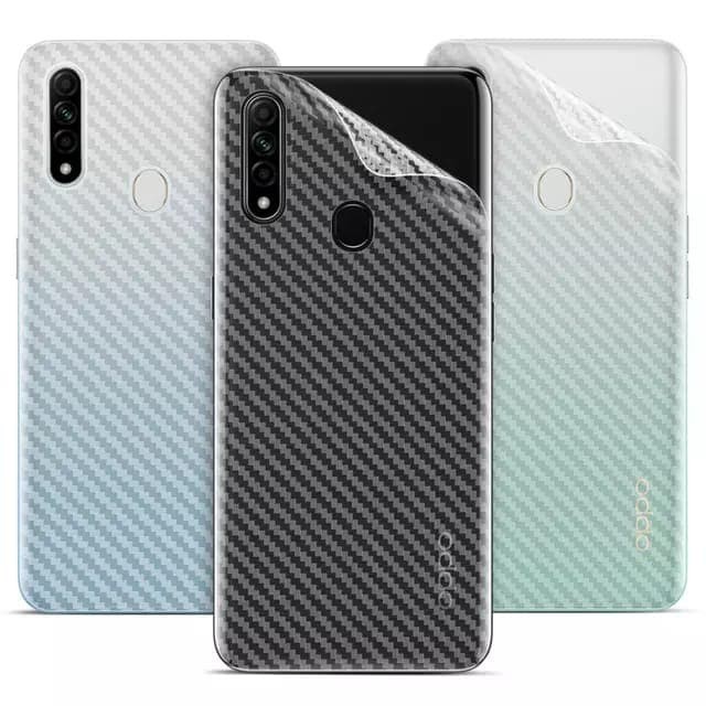 SAMSUNG M11 / A11 BACK SKIN CARBON GARSKIN ANTI GORES BELAKANG