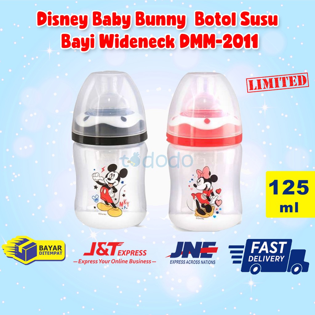 Disney Baby Bunny  Botol Susu Bayi Wideneck 125ml DMM-2011