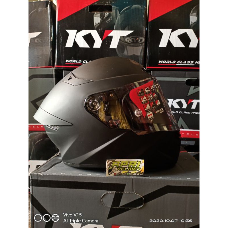 kyt tt course black doff