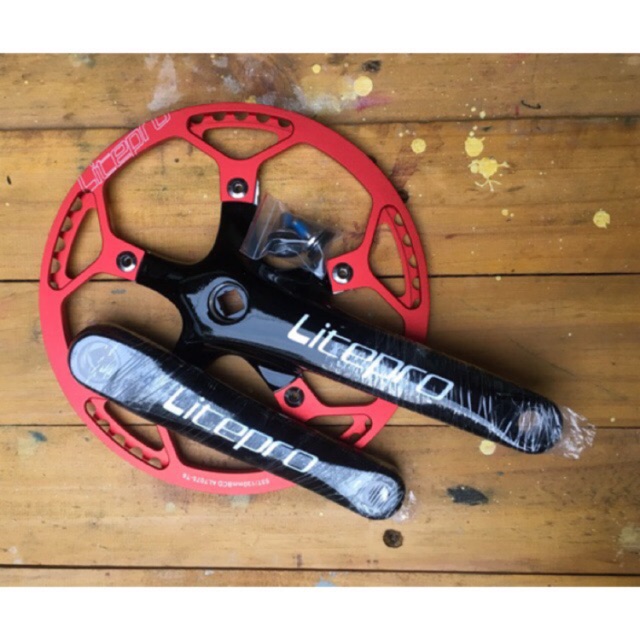 Crank Litepro 53T 56T 58T cocok untuk crank minion seli