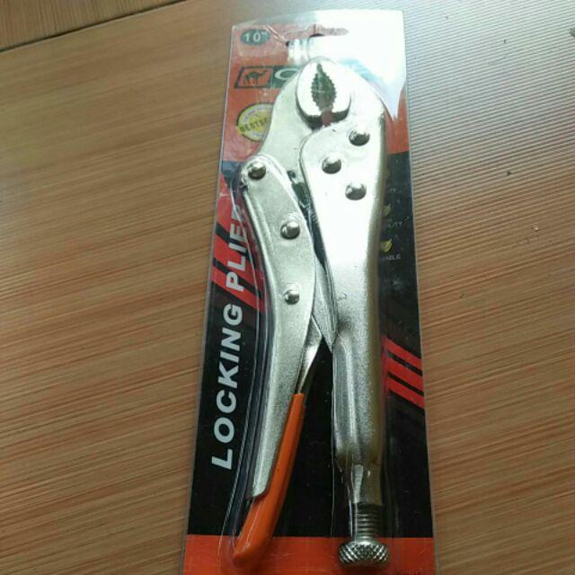 Tang Buaya Chrome 10inchi Camel