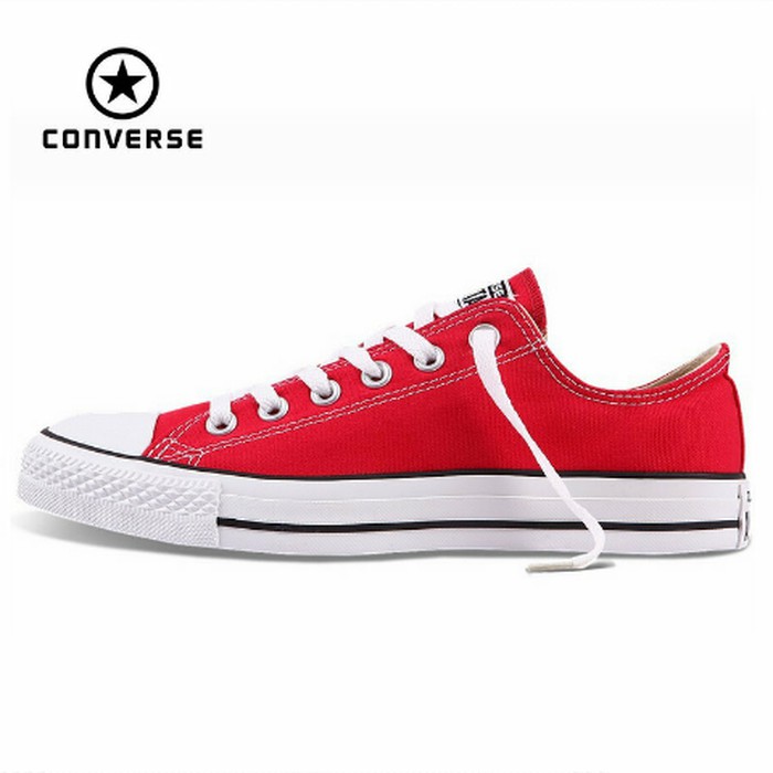 SEPATU pria/wanita CONVERSE ALL STAR MERAH CABE CLASSIC PENDEK HIGH QUALITY PREMIUM LOW