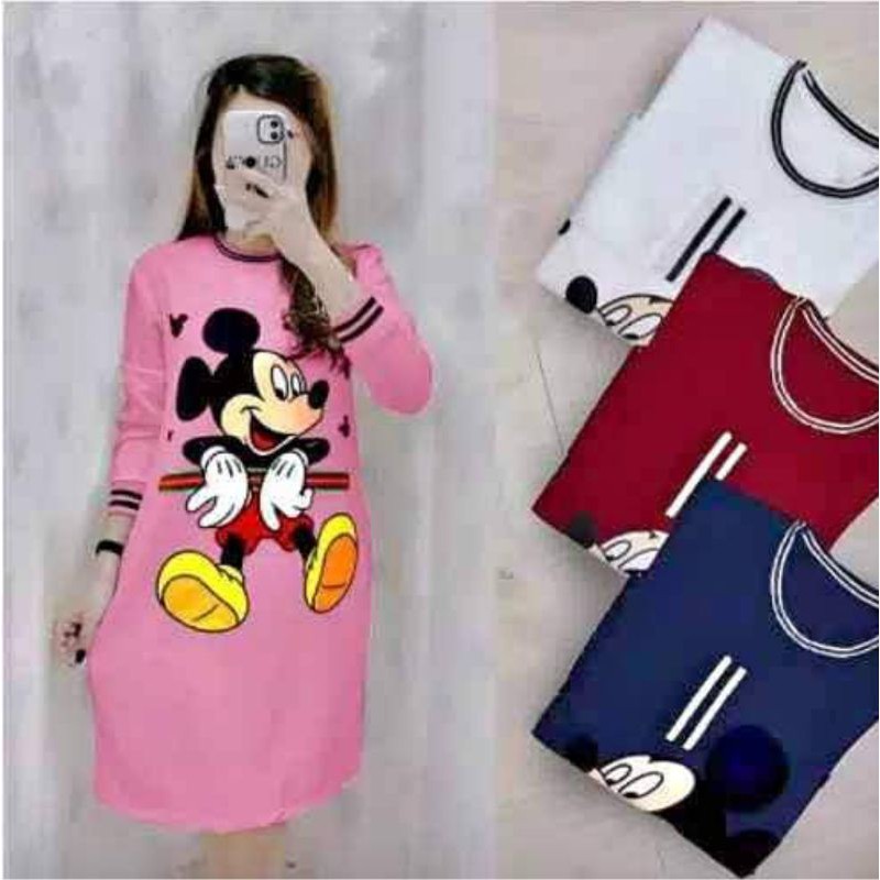 Tunik sisil Kerut kaos rajut bisa cod ada jumbo