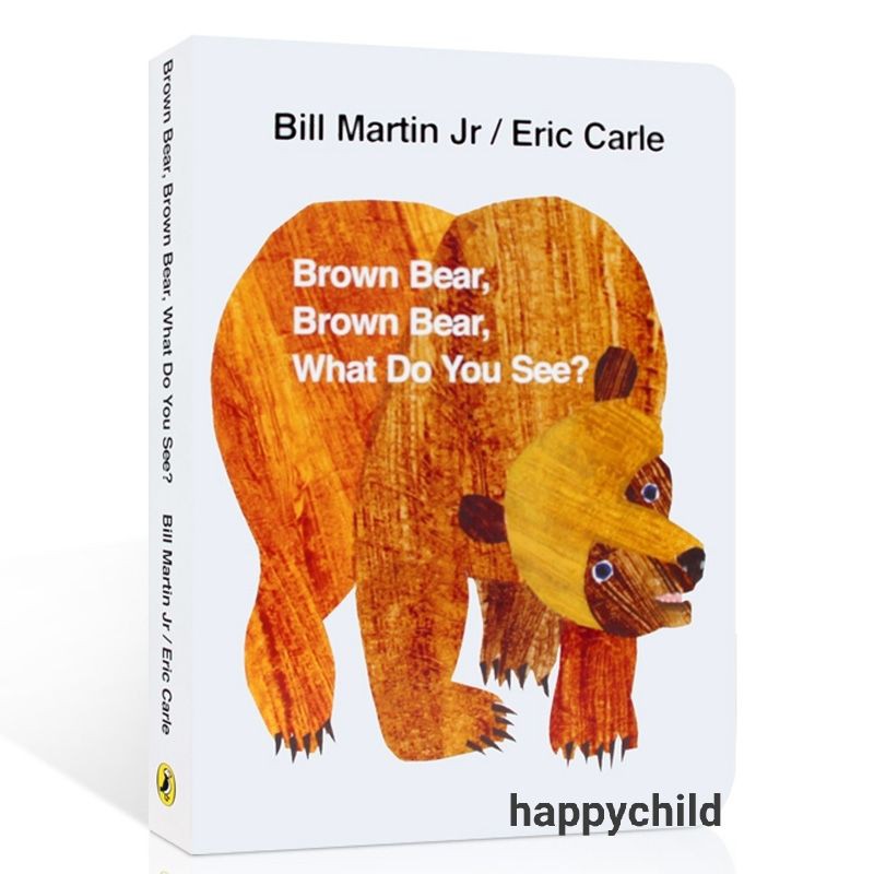 Original brown bear what do you see/buku asli/eric carle/buku anak/board book/happychild