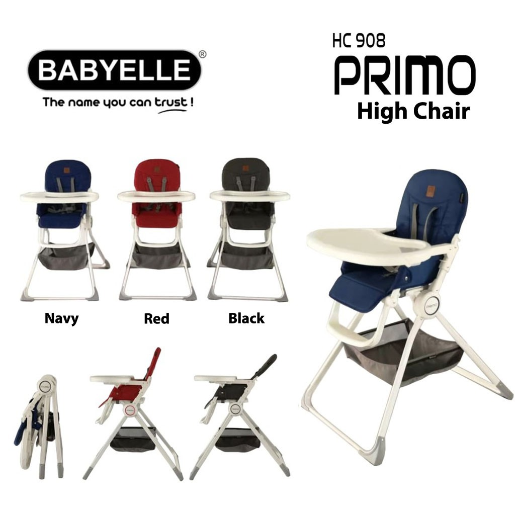 BabyElle High Chair Primo BE-908 Kursi Makan Bayi