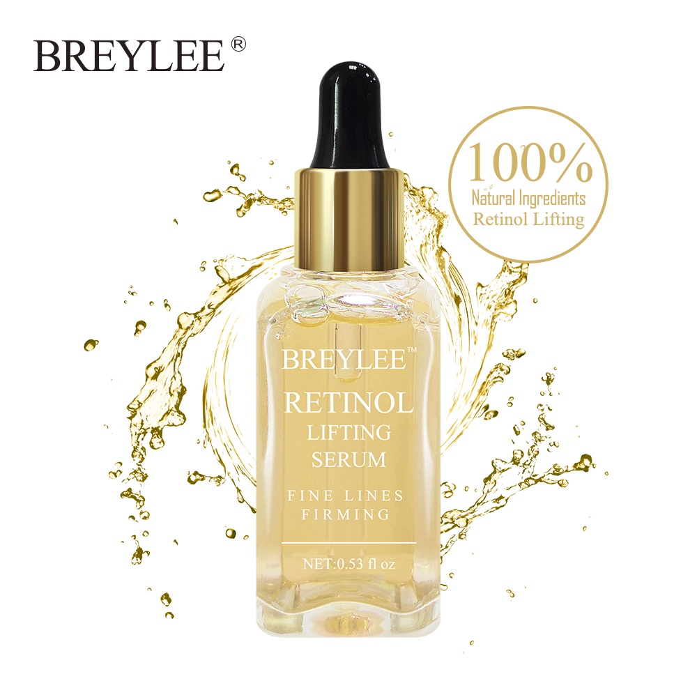 BREYLEE Retinol Lifting Firming Serum Face Collagen Essence Remove Wrinkle Anti Aging Care Fade Fine Lines Repair Tighten Skin