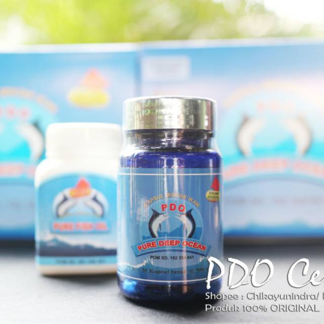 Minyak Ikan PDO (Pure Deep Ocean) / Pure fish oil Kapsul