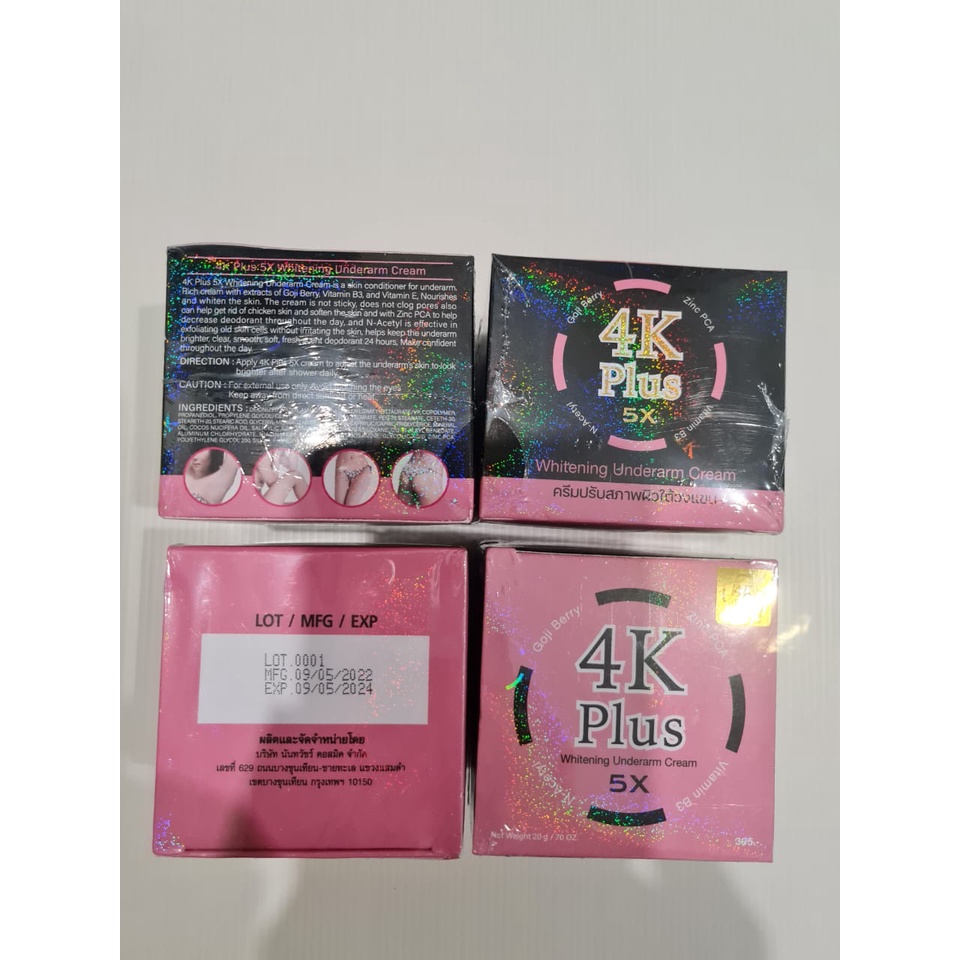 4k Plus 5x Whitening Underarm Cream