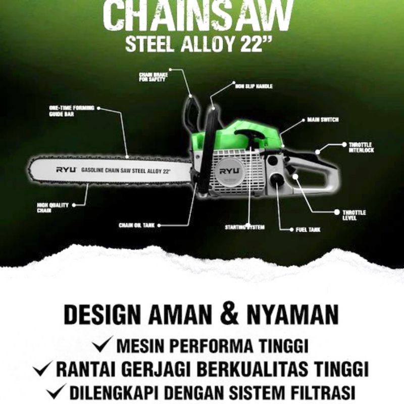 RYU CHAIN SAW / SENSO CHAINSAW RYU 22